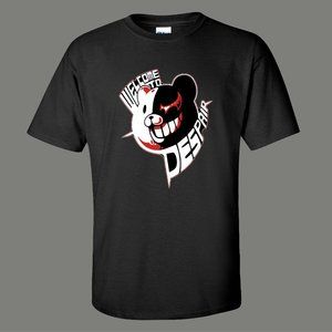 WELCOME TO DESPAIR ANIME VILLAIN ART OLDSKOOL TEE